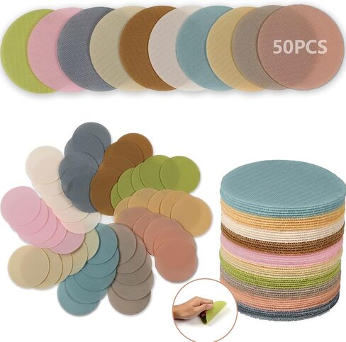 gisgfim 50Pcs Multicolor Spot Markers Carpet Floor Spots Markers Flower-Shape Standing Dot Flexible Carpet Dots for Classroom Decorations for Elementary School Preschool Kindergarten Supplies in Saudi Arabia