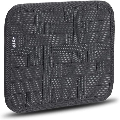 منظم إلكترونيات، حقيبة تنظيم إدارة معدات السفر JOTO لملحقات الإلكترونيات، أدوات القرص الصلب، بطاقة الذاكرة، كابلات محرك فلاش، شاحن مستحضرات التجميل، مجموعة العناية الشخصية - صغير (أسود) in Kuwait