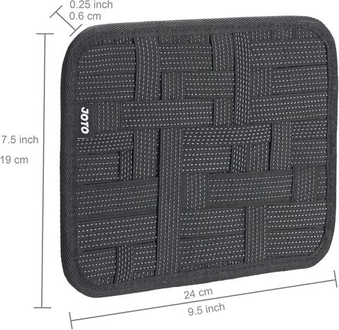 منظم إلكترونيات، حقيبة تنظيم إدارة معدات السفر JOTO لملحقات الإلكترونيات، أدوات القرص الصلب، بطاقة الذاكرة، كابلات محرك فلاش، شاحن مستحضرات التجميل، مجموعة العناية الشخصية - صغير (أسود) in Kuwait