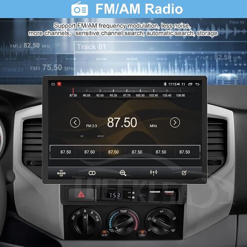 راديو ستيريو للسيارة لسيارة Toyota Tacoma 2007-2013 مع Carplay & Android Auto 13.1 بوصة Android 13.0 راديو GPS للملاحة مرآة Link RDS WiFi مع كاميرا احتياطية AHD in Saudi Arabia