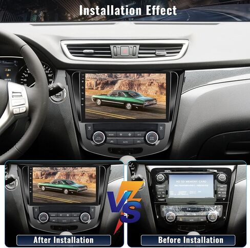 2+64G Android 13 Car Stereo for Nissan X-Trail Qashqai Rogue 2014-2018 with Apple Carplay Android Auto,10.1'' Touchscreen Car Radio with Mirror Link,WiFi/GPS,Bluetooth,FM/RDS,SWC+AHD Rear Camera in Saudi Arabia
