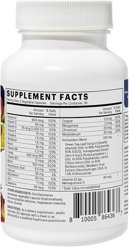 لأن الفيتامينات المتعددة للبالغين فوق 60 عامًا، مكمل متعدد المعادن، فيتامينات C وB، خالية من الغلوتين، كبسولات غير معدلة وراثيًا، تدعم الذاكرة والحيوية، خالية من الحديد - حصة 600 مجم in Kuwait