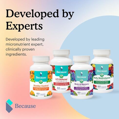 لأن الفيتامينات المتعددة للبالغين فوق 60 عامًا، مكمل متعدد المعادن، فيتامينات C وB، خالية من الغلوتين، كبسولات غير معدلة وراثيًا، تدعم الذاكرة والحيوية، خالية من الحديد - حصة 600 مجم in Kuwait