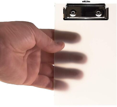 Primo Factotum - Mini Clipboard - Frosted Transparent 4" x 6" - (2 Pack) in Saudi Arabia