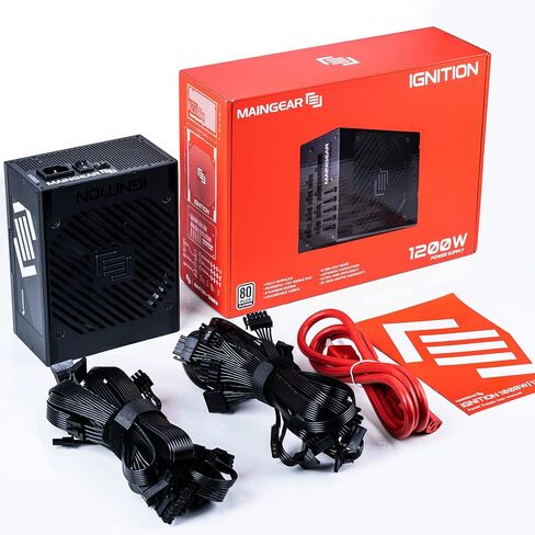 MAINGEAR IGNITION Fully Modular Power Supply PC, 850W, 80 Plus Gold Certified, SLI CrossFire Ready, FSP850-50ABB, 10 Year Warrenty in Saudi Arabia