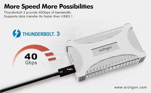 1920GB Thunderbolt 3 Aluminum External NVMe SSD Drive with Combo Thermal Pads and Silicone Protector Model X70 II (1920GB, Silver) in Saudi Arabia