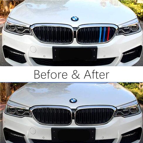 M-Colored مصبغة إدراج الزخارف M-Performance Sport Trim Strips لـ 2017 2018 2019 BMW G30 G31 G38 5 Series 520i 525i 530i 540i 550i in Saudi Arabia