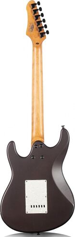 Grote Solid Electric Guitar GR Standard S Matte Finish Poplar Body Roasted Maple Neck Coils Splitting Pickup with Gigbag (Green) in Saudi Arabia