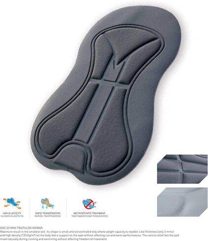 بدلة سباحة قصيرة ثلاثية للسيدات من Zimco Elite للسباق الثلاثي (أسود/وردي، متوسط) in Kuwait