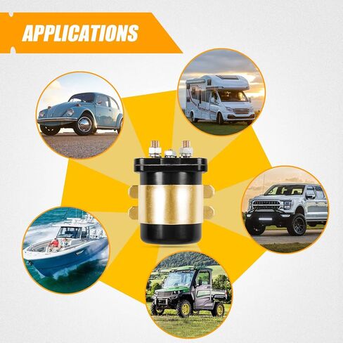 عازل بطارية الصوت المحمول Wztepeng 500 أمبير متوافق مع عازل بطارية مرحل الصوت المحمول، مرحل 12 فولت، مرحل فصل البطارية 12 فولت ومعزل in Kuwait