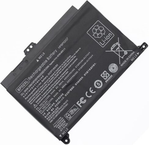 استبدال الكمبيوتر المحمول BP02XL BP02041XL لـ HP 849569-421 849569-541 849909-850 TPN-Q172 TPN-Q175 HSTNN-UB7B HSTNN-LB7H متوافق مع بطاريات الكمبيوتر المحمول Pavilion 15 Series [7.7V 41WH] in Kuwait