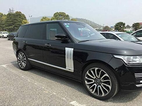 شبكة فتحات جانبية للهواء من Fender فضية مع لمسات من الكروم متوافقة مع 2013-2021 Range Rover L405 S1 in Saudi Arabia