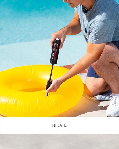 Intex Double Quick Mini Hand Pump, 11 1/2 in (29cm) in Saudi Arabia