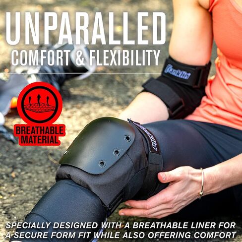 Franklin Sports Youth/Adult Knee Pads, Elbow Pads, Wrist Guards 3 in 1 Protective Set for Skate Protective - Skateboard - Biking in Saudi Arabia