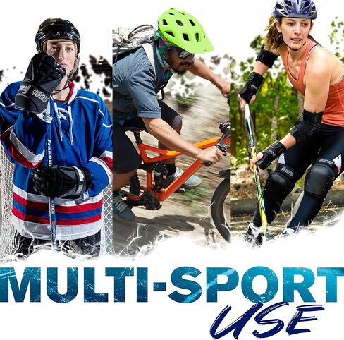 Franklin Sports Youth/Adult Knee Pads, Elbow Pads, Wrist Guards 3 in 1 Protective Set for Skate Protective - Skateboard - Biking in Saudi Arabia