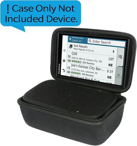 Khanka Storage Carrying Travel Case Replacement for Bag for 6-7" inch Garmin DriveSmart 70 NA LMT GPS Navigator System (Hard) in Saudi Arabia