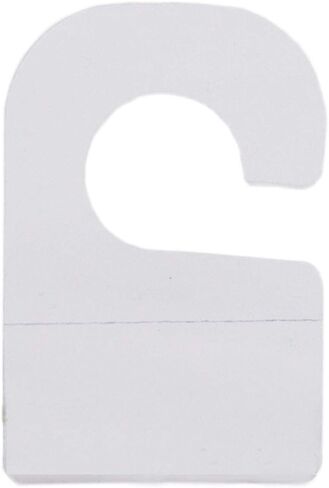100pcs Plastic Hook Style Adhesive Hang Tabs Retail Hang Tags for Store Retail Display in Kuwait