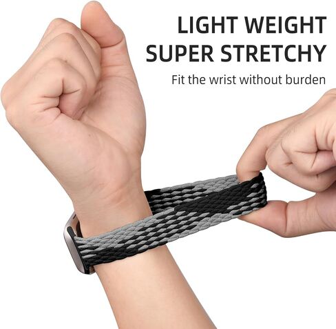 Lerobo 2 Pack Stretchy Solo Loop Compatible with Apple Watch Band 38mm 40mm 41mm 42mm 44mm 45mm 49mm Women Men,Braided Sport Strap Wristband for iWatch Band Series 9 8/7/6/5/4/3/2/1/SE Ultra/Ultra2 in Kuwait