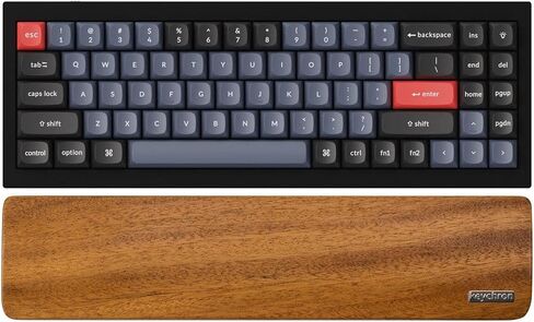 Wooden Keyboard Wrist Rest Palm Rest for Keychron K12 / Q4 / Q4 Pro / V4 / Q60 Mechanical Keyboard in Saudi Arabia