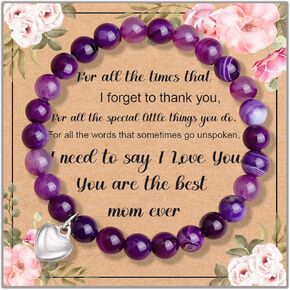 هدايا لأفضل الأصدقاء، هدايا سوار ملهمة للصداقة من الحجر الطبيعي للنساء لأفضل أخت Bestie للتخرج وعيد الأم وعيد الميلاد وعيد الحب وهدايا الأساور in Kuwait