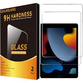 Qularlans 2 Pack Screen Protector Compatible with iPad 6th 5th Generation 9.7 Inch (Model A1822/A1823/A1893/A1954), Tempered Glass Film Guard in Kuwait