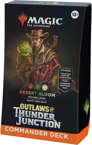 Magic: The Gathering Outlaws of Thunder Junction Commander Deck - Quick Draw (100-Card Deck, 2-Card Collector Booster Sample Pack + Accessories) in Saudi Arabia