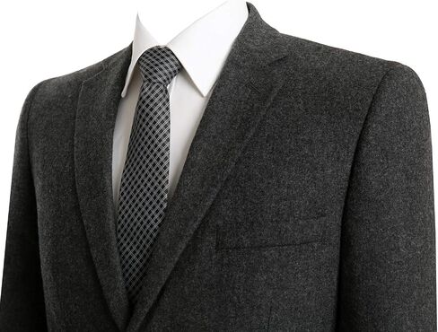 Men's Blazer Sport Coat Classic Fit Wool Blend 2 Button Business Suits Jacket in Saudi Arabia