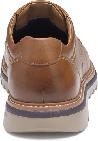 Johnston & Murphy Men's Braydon Plain Toe Tan Full Grain in Saudi Arabia
