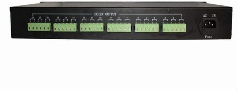 EVERSECU 17CH DC12V 20 Amp 1.5U/19 Rack Mount PTC Fuse CCTV Power Supply with Metal Box, AC Plug for Security Cameras, DVRs, IP Cameras, CCTV Cameras in Kuwait