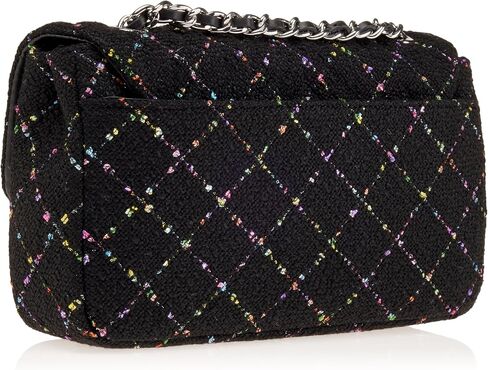 Karl Lagerfeld Paris Womens Agyness Bag Shoulder, Blk Tartan, One Size US in Saudi Arabia
