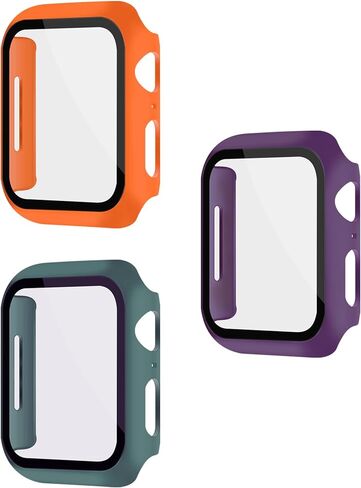 3-Pack Case with Screen Protector for Apple Watch 40mm SE/6/5/4 in Kuwait