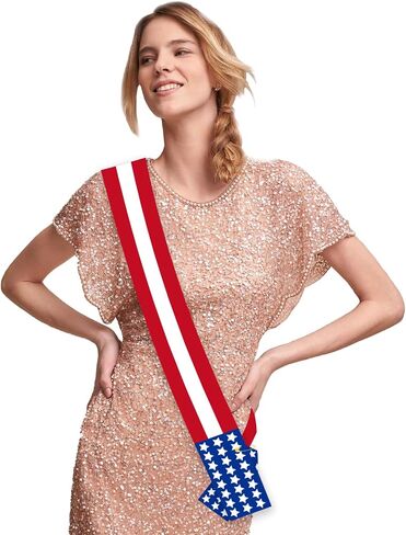 It's My Birthday - All-American Sash - (Red, White and Blue), Birthday sash, American Flag, Sashes, USA Flag, Happy Birthday Girl, Happy Birthday boy, USA, Independence Day, in Saudi Arabia