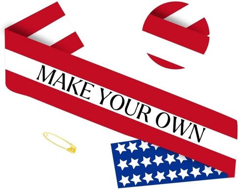 It's My Birthday - All-American Sash - (Red, White and Blue), Birthday sash, American Flag, Sashes, USA Flag, Happy Birthday Girl, Happy Birthday boy, USA, Independence Day, in Saudi Arabia
