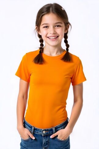 Huata Boys Girls Short Sleeve Tee T-Shirt Crewneck 2 Packs in Saudi Arabia