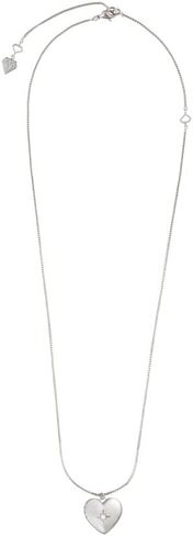 Wanderlust + Co Heart Gold Locket Chain Necklace - 14K Real Gold Plated Hypoallergenic Shower-safe Jewelry in Saudi Arabia