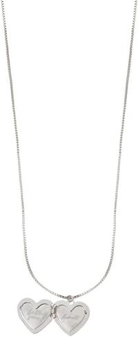 Wanderlust + Co Heart Gold Locket Chain Necklace - 14K Real Gold Plated Hypoallergenic Shower-safe Jewelry in Saudi Arabia