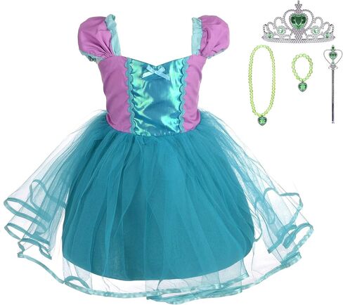 Lito Angels Princess Dress Up Costumes for Baby Girl Halloween Christmas Fancy Party with Accessories Size 18-24 Months in Kuwait
