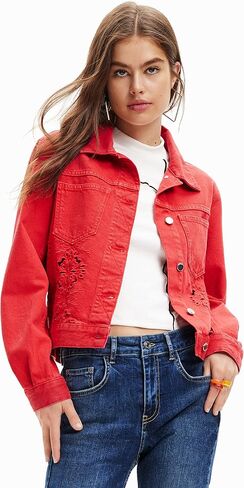Desigual Women's Woman Denim Trucker Jacket in Saudi Arabia