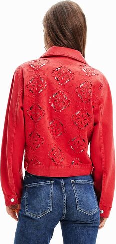 Desigual Women's Woman Denim Trucker Jacket in Saudi Arabia