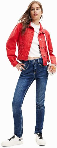 Desigual Women's Woman Denim Trucker Jacket in Saudi Arabia