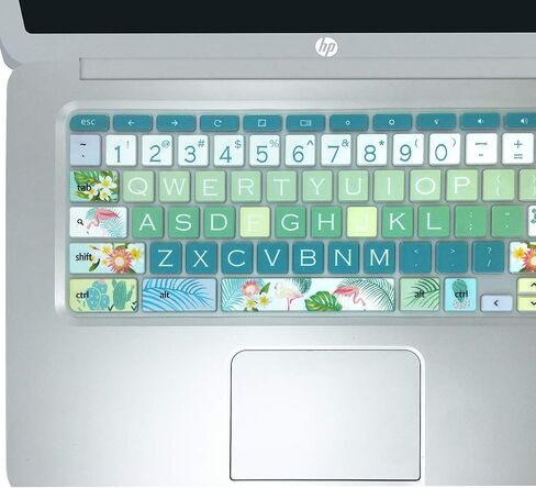 Silicon Keyboard Cover Skin for HP Chromebook 11 x360, 14-ca, 14-ak, 14-X Series - Sakura in Kuwait