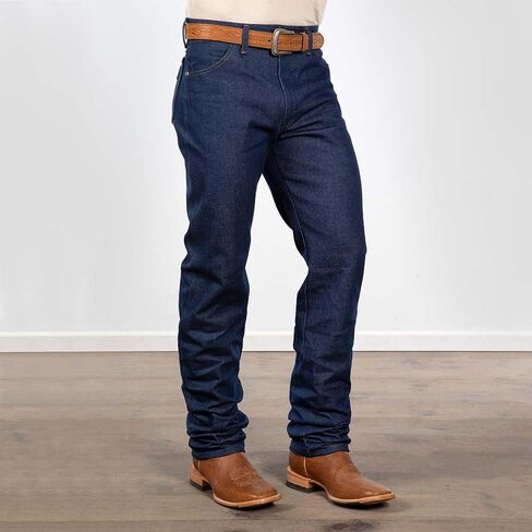 Wrangler Men's 13MWZ Cowboy Cut Original Fit Jean, Black Whiskey, 42W x 32L in Saudi Arabia