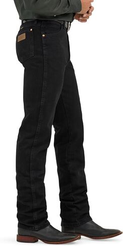 Wrangler Men's 13MWZ Cowboy Cut Original Fit Jean, Black Whiskey, 42W x 32L in Saudi Arabia