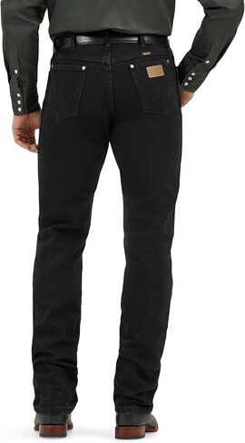 Wrangler Men's 13MWZ Cowboy Cut Original Fit Jean, Black Whiskey, 42W x 32L in Saudi Arabia