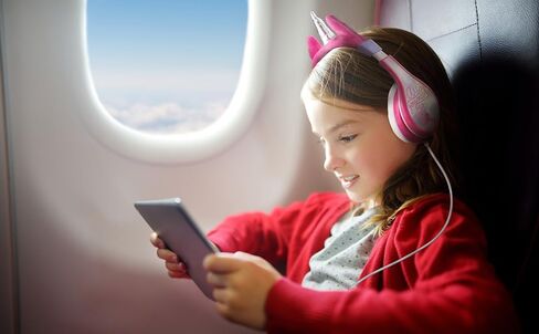Unicorn Kids Headphones, Adjustable Headband, Stereo Sound, 3.5Mm Jack, Wired Headphones for Kids, Tangle-Free, Volume Control, Foldable, Childrens Headphones Over Ear for School Home, Travel Hassle in Saudi Arabia