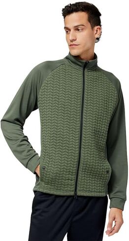 New Balance Men's NB Heatloft Full Zip Jacket 22, Black, X-Large in Saudi Arabia