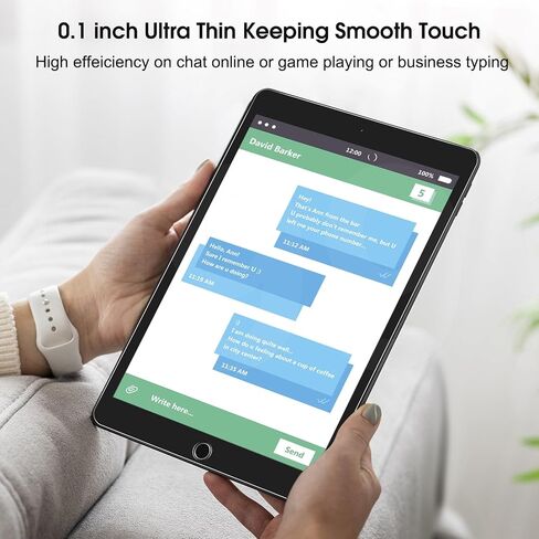 Qularlans 2 Pack Screen Protector Compatible with iPad 6th 5th Generation 9.7 Inch (Model A1822/A1823/A1893/A1954), Tempered Glass Film Guard in Saudi Arabia
