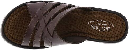 Eastland Women's Poppy Slide Sandal, Peach, 10 in Saudi Arabia