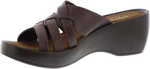 Eastland Women's Poppy Slide Sandal, Peach, 10 in Saudi Arabia