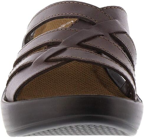Eastland Women's Poppy Slide Sandal, Peach, 10 in Saudi Arabia